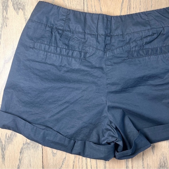 Thoery Women’s Black Cuffed Pleated Shorty Shorts Size 00 - Picture 7 of 12